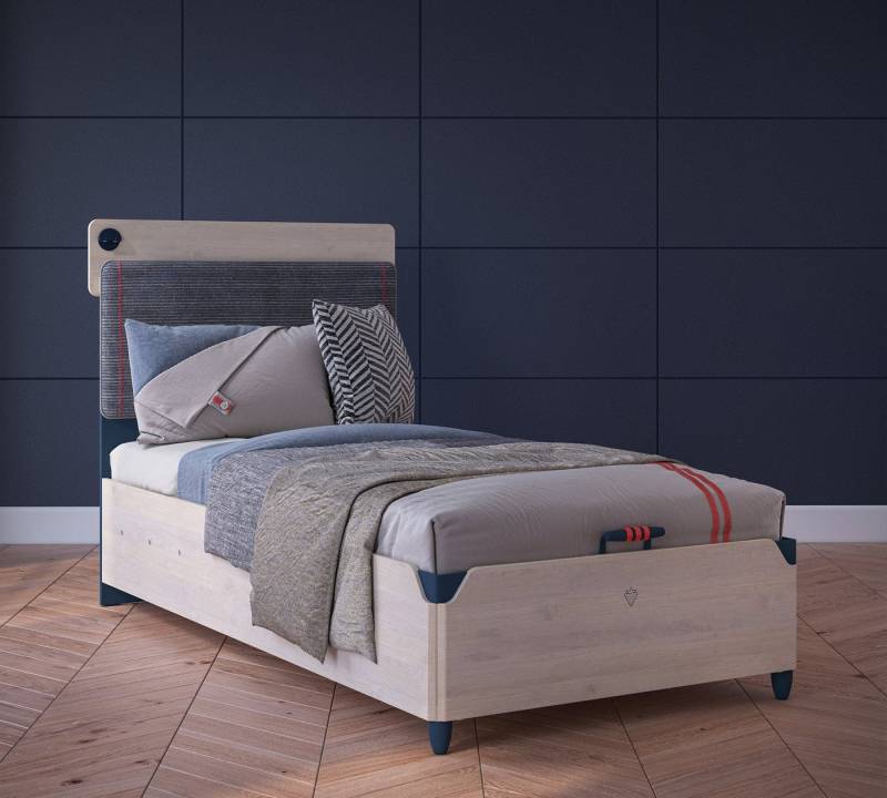 Möbel-Zeit Stauraumbett TRIO Bett in 2 Größen, optional mit Matratze von Möbel-Zeit