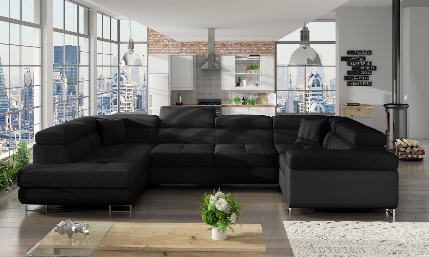 Möbel für Dich Ecksofa Ecksofa Letto in U-Form von Möbel für Dich