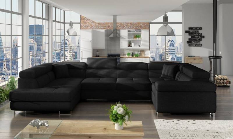 Möbel für Dich Ecksofa Ecksofa Letto in U-Form von Möbel für Dich
