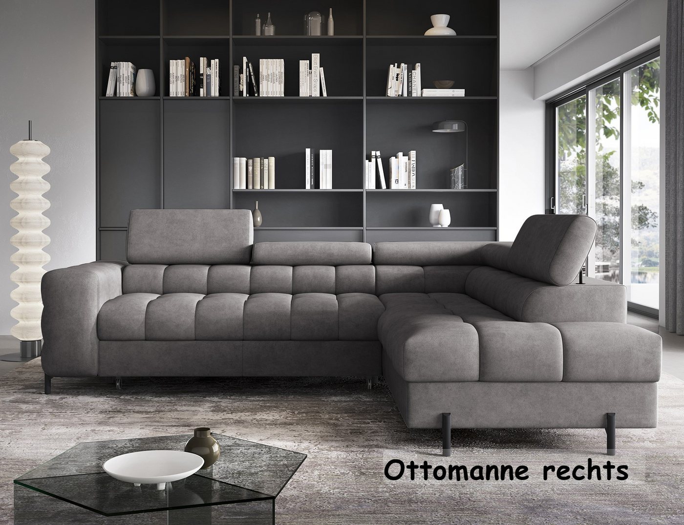 Möbel für Dich Ecksofa Ferucce 276x200x72-93 cm L-Form Möbel für Dich Ecksofa Ferucce 276x200x72-93 cm L-Form von Möbel für Dich
