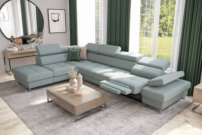 Möbel für Dich Ecksofa Galaxy Relax, mit Relaxfunktion, mit Bettkasten, mit Schlaffunktion, mit Farbauswahl von Möbel für Dich