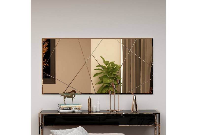 moebel17 Dekospiegel Eilish Asymmetrisches Design 120x60cm Bronze von Moebel17
