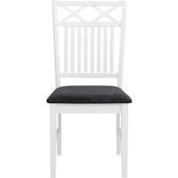 Esstisch Stühle aus Kiefer Massivholz hoher Lehne (2er Set) von Möbel4Life