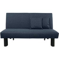 2er Schlafsofa Blau mit Untergestell aus Metall Made in Germany von Möbel4Life