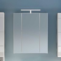 3 türiger Spiegelschrank in Weiß 60 cm breit von Möbel4Life