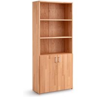 Aktenschrank Holz modern Buche geölt 186 cm hoch 80 cm breit von Möbel4Life