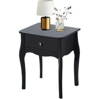 Barock Design Nachttisch in Schwarz 45 cm breit von Möbel4Life