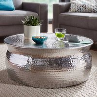 Couch Beistelltisch aus Aluminium Loft Style von Möbel4Life