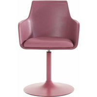 Designerstühle in Rosa Kunstleder drehbar (2er Set) von Möbel4Life