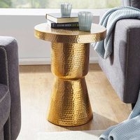 Designertisch in Goldfarben Säulengestell von Möbel4Life