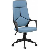 Ergonomischer Bürostuhl Chefsessel Blaugrau und Schwarz von Möbel4Life