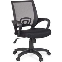 Ergonomischer Bürostuhl in Schwarz höhenverstellbarem Sitz von Möbel4Life