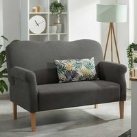 Esstischcouch Anthrazit im Landhausstil 147 cm breit - 103 cm hoch von Möbel4Life