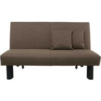 Faltsofa Beigegrau modern Made in Germany Untergestell aus Metall von Möbel4Life