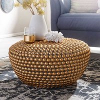 Goldener Wohnzimmertisch im orientalischen Stil handgearbeitet von Möbel4Life