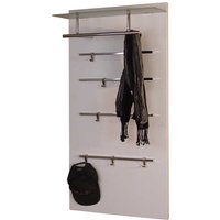 Hängende Garderobe in Weiß Haken von Möbel4Life