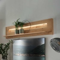 Hochwertiges Wandboard aus Wildeiche Massivholz 156 cm breit von Möbel4Life