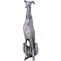 Hunde Figur Metall aus Aluminium 70 cm hoch von Möbel4Life