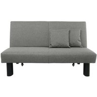 Liegesofa hellgrau in modernem Design Untergestell aus Metall von Möbel4Life