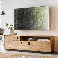 Massives TV Lowboard aus Wildeiche und Eiche 155 cm breit von Möbel4Life