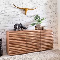 Massivholz Sideboard aus Akazie grob stukturiert 160 cm von Möbel4Life