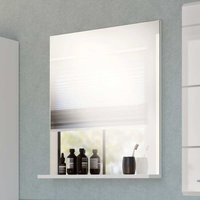 Moderner Bad Wandspiegel mit Ablage Weiß von Möbel4Life