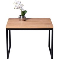 Moderner Sofa Tisch aus Wildeiche Massivholz Metall von Möbel4Life