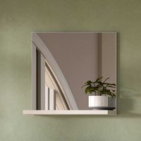 Spiegel Flur mit Ablage weiss in modernem Design 59 cm hoch von Möbel4Life