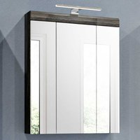 Spiegelschrank Bad in modernem Design 60 cm breit - 19 cm tief von Möbel4Life