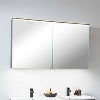 Spiegelschrank montiert mit LED Beleuchtung Made in Germany von Möbel4Life