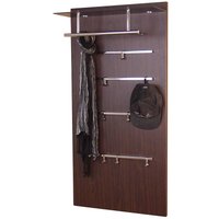 Wandgarderobe in Wenge Braun Haken von Möbel4Life