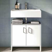 Waschbeckenunterschrank in modernem Design zwei Drehtüren von Möbel4Life