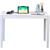 Weißer Schreibtisch in modernem Design 110 cm breit von Möbel4Life