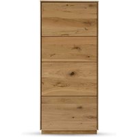 Wildeiche massiv Highboard in modernem Design 145 cm hoch von Möbel4Life