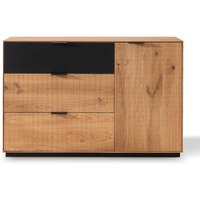 Wildeiche massiv Sideboard in modernem Design drei Schubladen von Möbel4Life