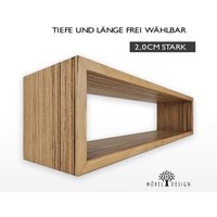 Buche Massivholz Wandregal - 14-24cm Tief Schwebendes Bücherregal Aus Baubuche Versch. Größen Buche Massivholz Wandregal - 14-24cm Tief Schwebendes Bücherregal Aus Baubuche Versch. Größen von MoebelDesign