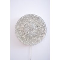 Vintage Große Runde Wandleuchte Deckenleuchte Mit Bubbel Von Saff Made in Germany Vintage Große Runde Wandleuchte Deckenleuchte Mit Bubbel Von Saff Made in Germany von MoebelPerdu