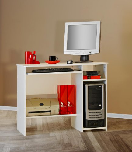 Möbeldesign Team 2000 GmbH Schülerschreibtisch - Computertisch - PC-Tisch weiß 8048 von Möbeldesign Team 2000 GmbH