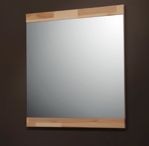 Garderobenspiegel od. Wandspiegel 80x80cm, mit Rahmen in Kernbuche massiv 7154-1 Garderobenspiegel od. Wandspiegel 80x80cm, mit Rahmen in Kernbuche massiv 7154-1 von Möbeldesign Team 2000