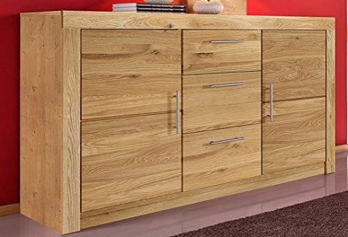 Möbeldesign Team 2000 Anrichte Highboard Kommode Sideboard wildeiche teilmassiv, geölt, 3442-14 von Möbeldesign Team 2000