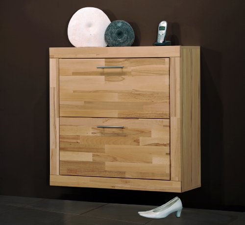 Möbeldesign Team 2000 Hänge - Schuhschrank od. Schrank für Garderobe, in Kernbuche Teil-massiv 7154-3 von Möbeldesign Team 2000