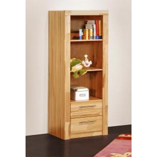 Möbeldesign Team 2000 Regal Bücherregal Schrank Hochregal kernbuche Teil- massiv, geölt 2063-10 von Möbeldesign Team 2000