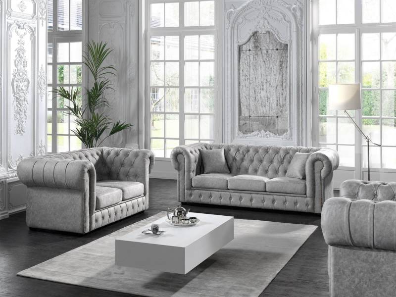 Möbeldreams Chesterfield-Sofa 3-2- Klassisch Couch (2-tlg) Wohnlandschaft 2 & 3 Sitzer von Möbeldreams