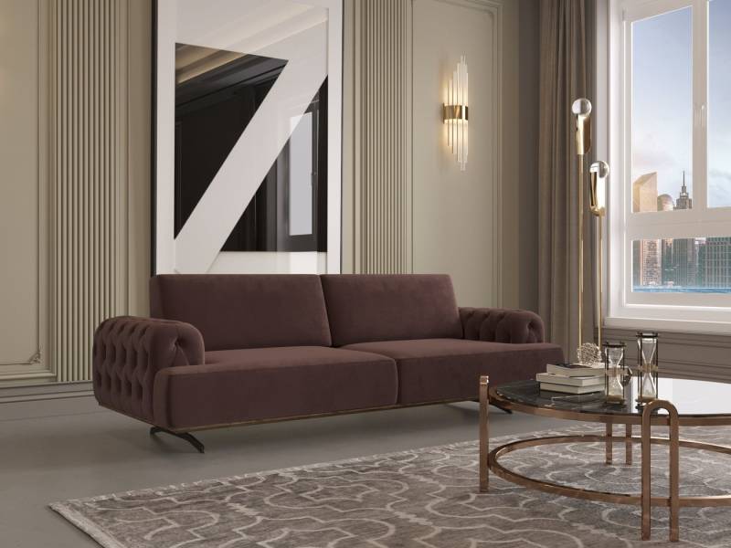 Möbeldreams Chesterfield-Sofa Chesterfield Sofa Modern Verstellbare Rückenlehne von Möbeldreams