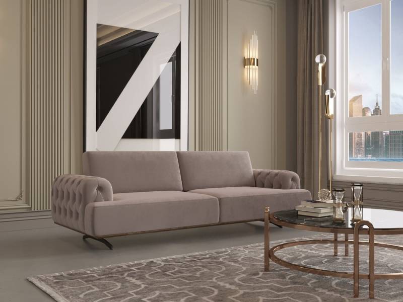 Möbeldreams Chesterfield-Sofa Chesterfield Sofa Modern Verstellbare Rückenlehne von Möbeldreams