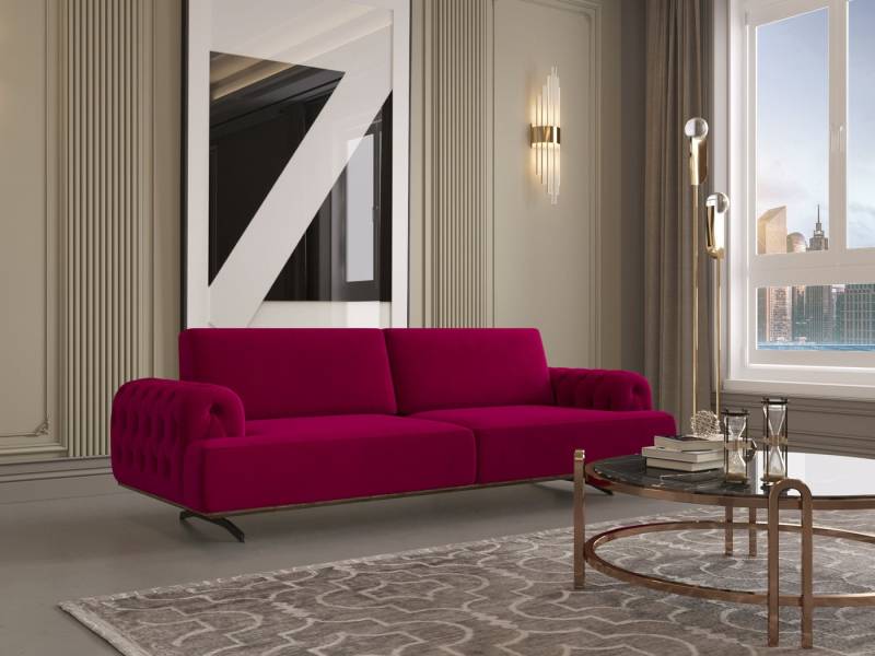 Möbeldreams Chesterfield-Sofa Chesterfield Sofa Modern Verstellbare Rückenlehne von Möbeldreams