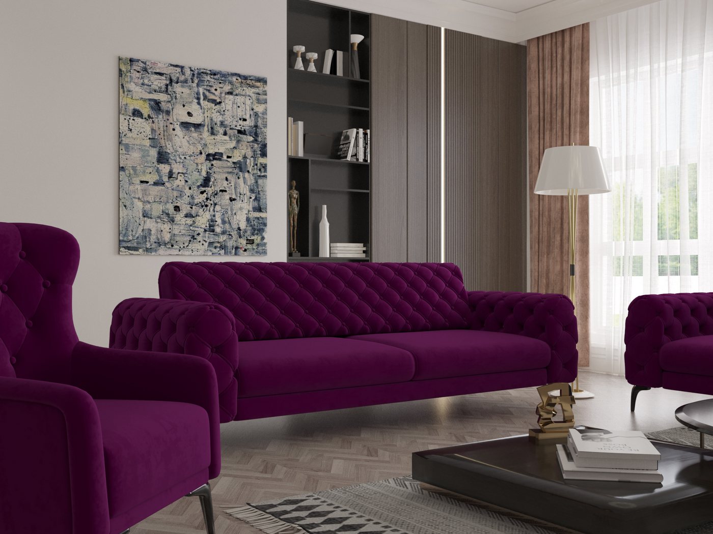 Möbeldreams Chesterfield-Sofa Sofa-Set Arizona Chesterfield Schlaffunktion 3-2-1 .3-3-1 .3-1 .2-1, Schlaffunktion Möbeldreams Chesterfield-Sofa Sofa-Set Arizona Chesterfield Schlaffunktion 3-2-1 .3-3-1 .3-1 .2-1, Schlaffunktion von Möbeldreams