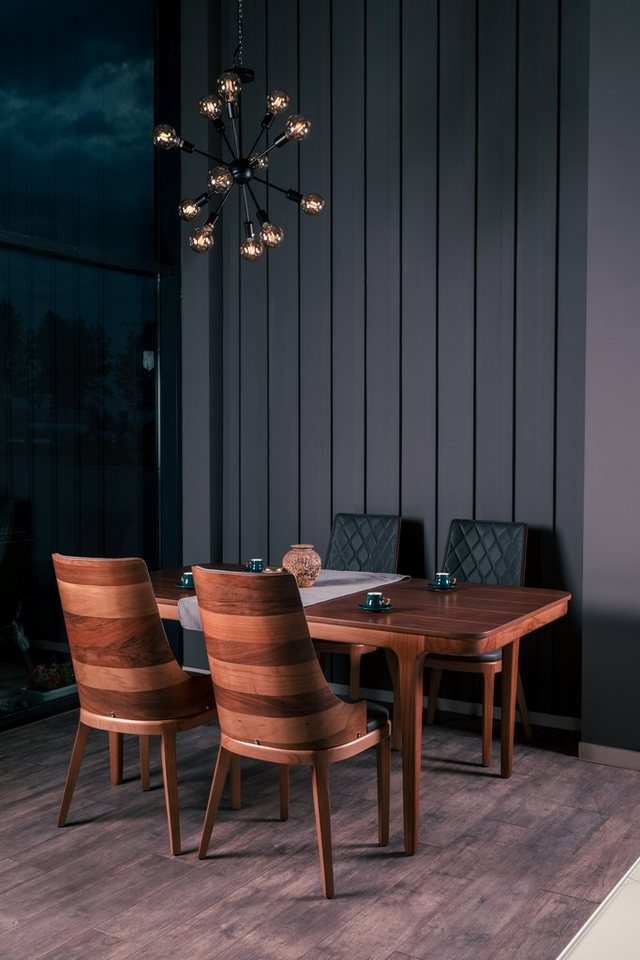 Möbeldreams Esszimmerstuhl Premium Esszimmerstühle 2er Set Irish Wood Design von Möbeldreams