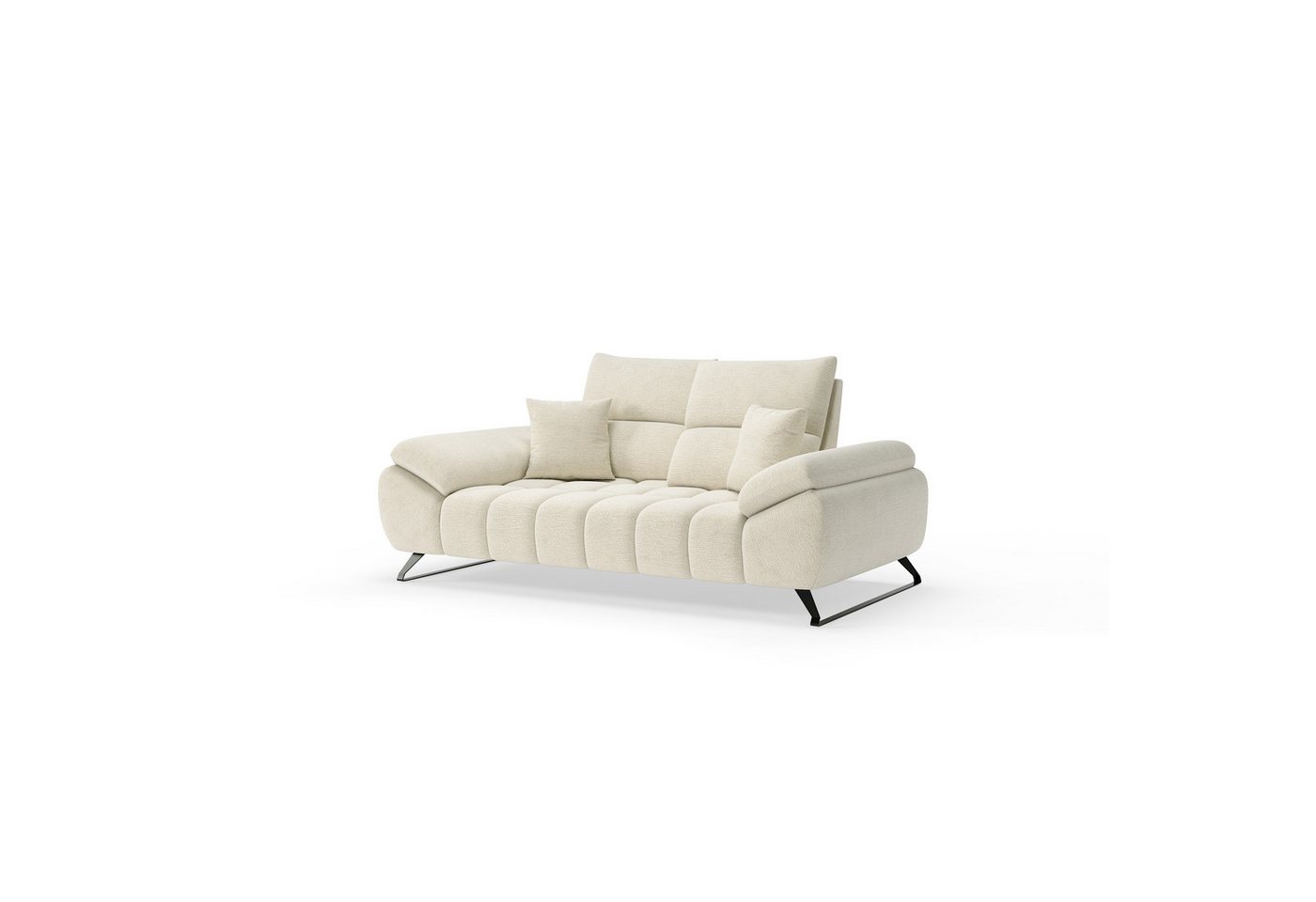 Möbeldreams Polstergarnitur Sofa-Set Ruby – Bouclé-Struktur, verschiebbare Lehne für Schlafbereich, (Set oder als Einzelsofas – wahlweise als 3-Sitzer oder 2-Sitzer, 1-tlg., 3-3-1 Set, 3-2-1 Set, 2 Sitzer oder 3 Sitzer), Kaltschaum, Pflegeleicht, ideal für Familien & Haustiere von Möbeldreams