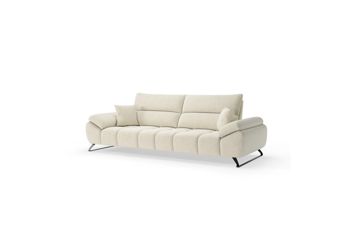 Möbeldreams Polstergarnitur Sofa-Set Ruby – Bouclé-Struktur, verschiebbare Lehne für Schlafbereich, (Set oder als Einzelsofas – wahlweise als 3-Sitzer oder 2-Sitzer, 1-tlg., 3-3-1 Set, 3-2-1 Set, 2 Sitzer oder 3 Sitzer), Kaltschaum, Pflegeleicht, ideal für Familien & Haustiere von Möbeldreams